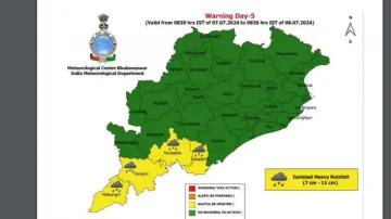 IMD Predicts Heavy Rainfall In Odisha Districts