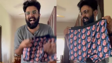 Wife's unique gift of boxers to husband sparks hilarious laughter on social media – Watch