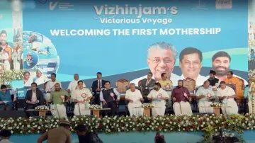 First mothership officially received at Adani Group's Vizhinjam Port