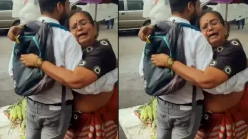 Vegetable seller’s son cracks CA, gives his mother emotional surprise; watch