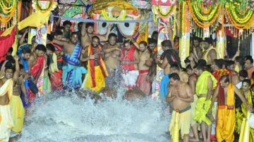 ‘Adhara Pana’ ritual of Lord Jagannath in Puri