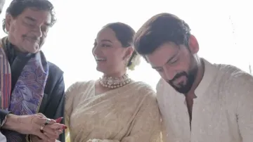 Shatrughan Sinha, Sonakshi Sinha, Zaheer Iqbal