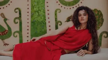 Taapsee Pannu channels inner ‘Hasseen Dillruba’ in red saree – check pics