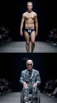 AI Imagines Joe Biden In Wheelchair To Mark Zuckerberg In Underwear In Fashion Show - Watch