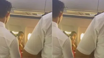 Sara Ali Khan loses her cool after air hostess spills glass of juice on her - Watch