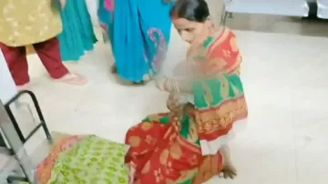 Newborn girl child found abandoned