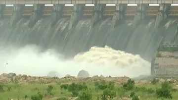 Hirakud releases season's first floodwater; 20 gates to open phase-wise