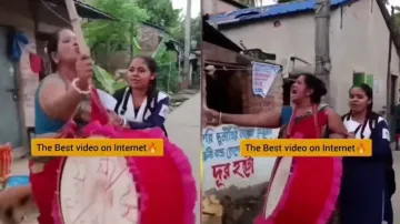 Woman avenges daughter's insult by neighbours with dhol beats after she scores 1st rank in school ex