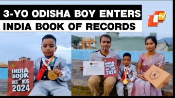 3-Year-Old Odisha Boy Makes His Way To India Book Of Records With His Sharp Memory