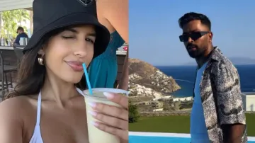 Jasmin Walia, Hardik Pandya