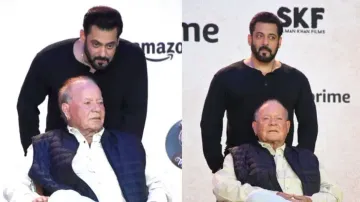 Superstar Salman Khan the real ‘Animal’; Bhaijaan’s iconic picture with father Salim Khan breaks int