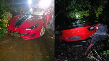 Ferrari crashes on NH-16 in Odisha's Khordha; 'no casualties'  