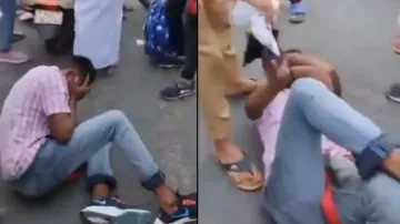 Brave schoolgirls catch harasser; give him belt treatment – Watch