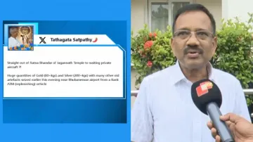 'Jagannath Temple to...private aircraft?!': BJP terms Tathagata Satpathy’s post on gold seizure delu