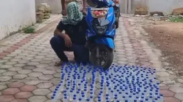 Country liquor in mustard oil bottle! Bhubaneswar man arrested 