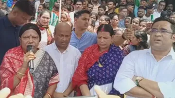 BJD workers gherao Dharmasala block office