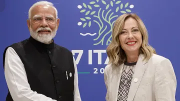 PM Modi and Italian PM Giorgia Meloni
