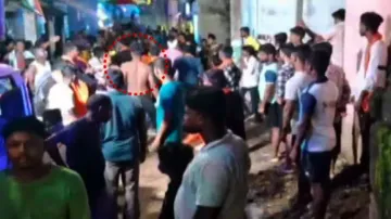 Ganesh idol immersion ceremony turned violent