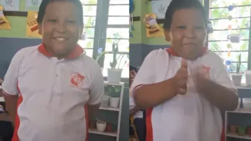 Young student’s unique talent in classroom video storms the internet – Watch