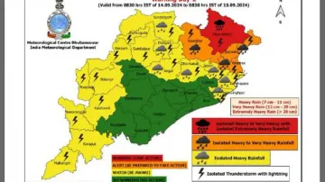 IMD issues red alert for heavy rain in Mayurbhanj