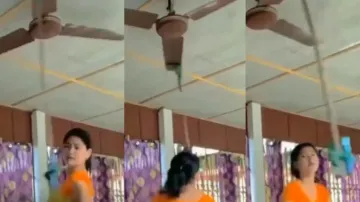 Reels craze: Indian girl's smart 'jugad' for short video will leave you in splits, watch