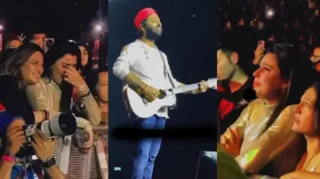 Arijit Singh consoles emotional fangirl at concert with 'O Sajni Re' Video takes internet by storm