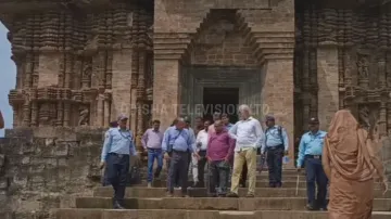 ASI team visits Konark Sun Temple, reviews sand evacuation work