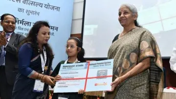 FM Nirmala Sitharaman launches NPS Vatsalya