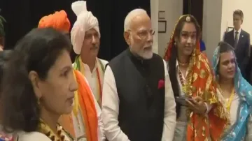 PM Narendra Modi meets members of Odisha Society in New York