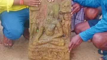 '9th Century Bhumisparsha Buddha’ idol found in Odisha’s Bhadrak 