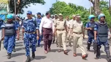 Flag march in Bhadrak amid communal tension