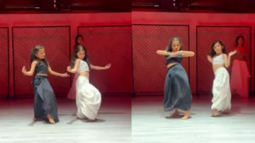 Two young girls dazzle with their energetic dance to 'Ramta Jogi' – WATCH