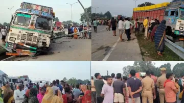 10 killed in truck-tractor collision in UP