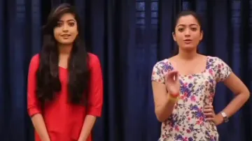 19YO Rashmika Mandanna's first audition tape goes viral, watch Pushpa's Srivalli struggling with...