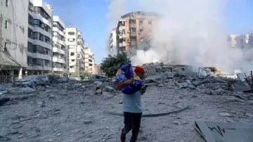 Israel renews airstrikes in Beirut's suburbs as border clashes escalate