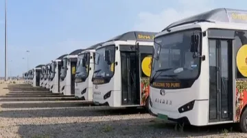 Electric buses worth crores gathering rust in Puri 