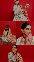 Sonam Kapoor Gets Into Festive Mood In A Floral Flare Dress, Check Adorable Pics