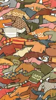 Can you find 3 socks among the sweaters in 10 secs?