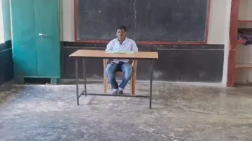 A school at Jharigaon