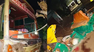 Bus collision in Rajasthan