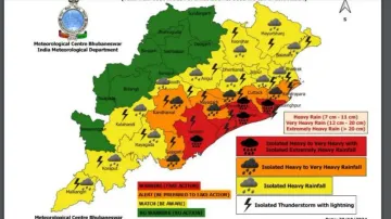 Cyclone Dana To Trigger Heavy Rainfall In Odisha Districts