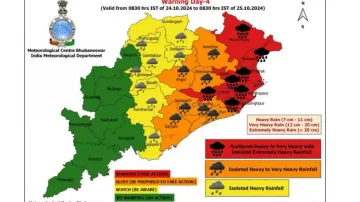 Cyclone Dana To Trigger Heavy Rainfall, IMD Issues Red Alert For Odisha