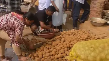 Fear of possible cyclone Dana has resorted to panic buying among the people 
