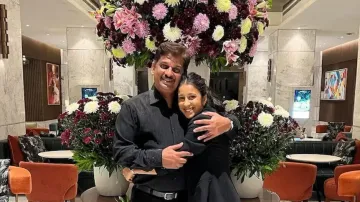 Jemimah Rordrigues with her father Ivan 