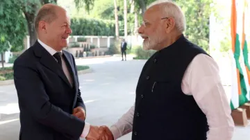 PM Modi meets German Chancellor Scholz