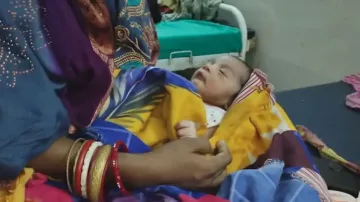 Parents blessed with a baby during Cyclone Dana
