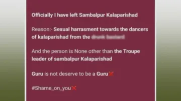 Artiste brings sexual harassment allegation against dance guru
