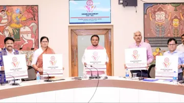 Odisha Chief Minister Mohan Charan Majhi has unveiled the logo and web portal for the state's vision