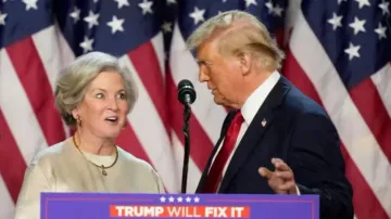 US President Donald Trump & Susie Wiles, White House Chief of Staff