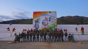 Army flags off motorcycle expedition